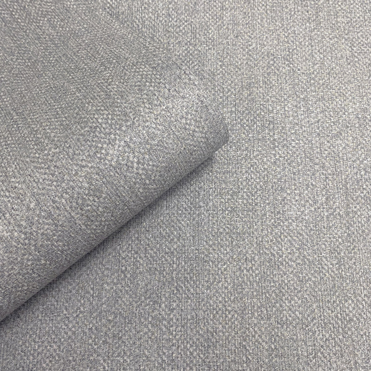 Papier Peint Faux uni Textile Paillettes gris souris doré - Venezia d'Ugépa AMB3| Réf. UGP-M67319