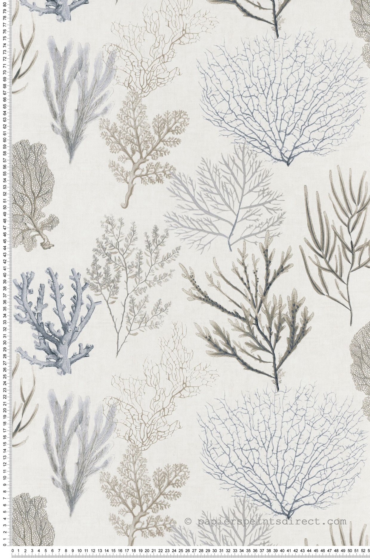 Papier peint Marin Corail grège - Seaside de Casadéco | Réf. SEAS83979122