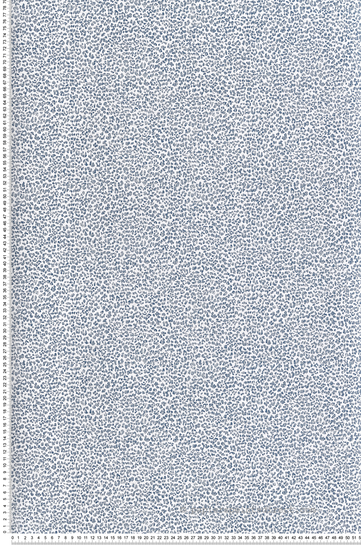 Papier peint Léopard Mosaïque Soul bleu indigo - Harmony de Lutèce | Réf. LTC-FD27268