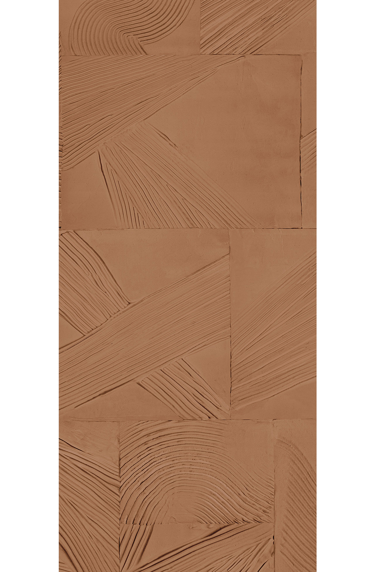 Papier peint panoramique Plâtre Paros camel - A H260 - Rock de Masureel | Réf. MAS-DGROC3021-260