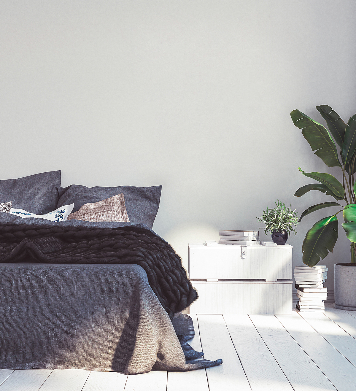 Papier peint Faux Uni blanc cassé - Change is good de Michalsky | Réf. MC-37986-5