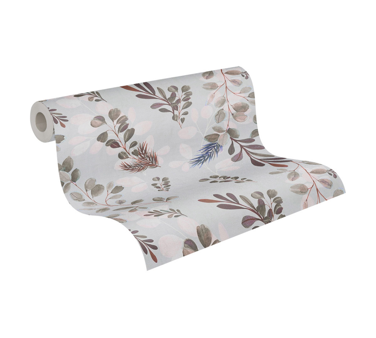 Papier peint Scandinave Feuille bleu clair - Anna D'Andrea d'A.S. Création AMB5| Réf. AS-782212