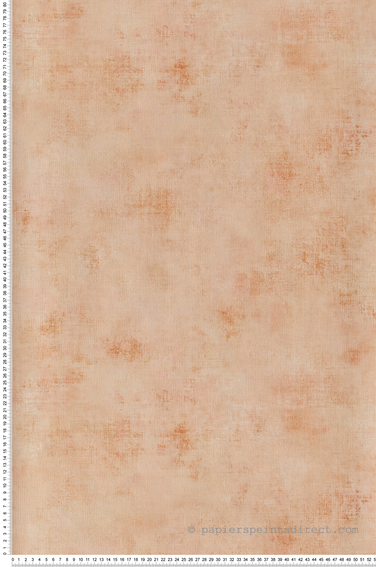 Papier peint Faux uni Saumon orange - Telas de Casélio | Réf. TELA63623036