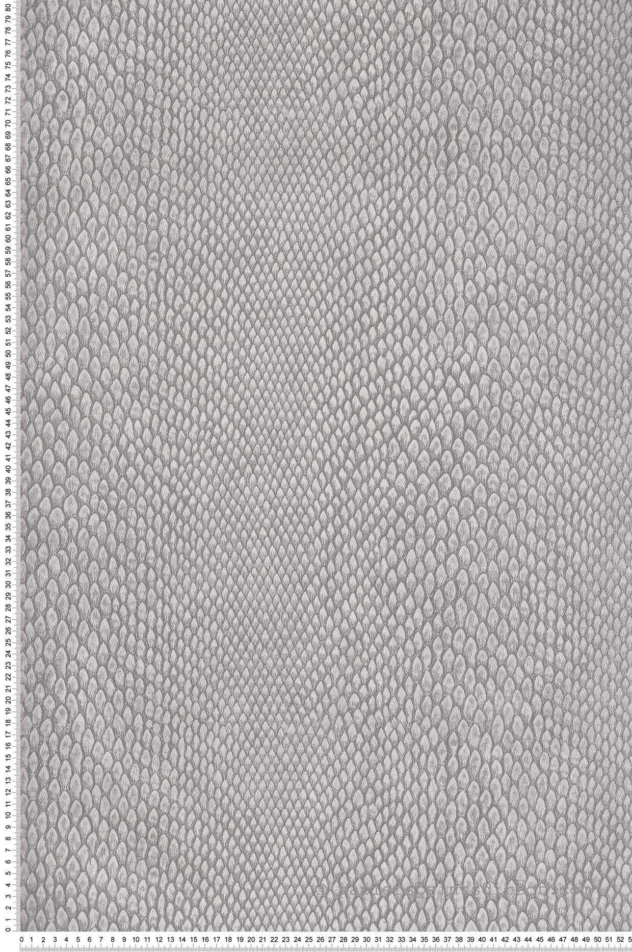 Papier peint Ecaille Reptile argenté - Shamal de Montecolino | Réf. MC-NHW1036