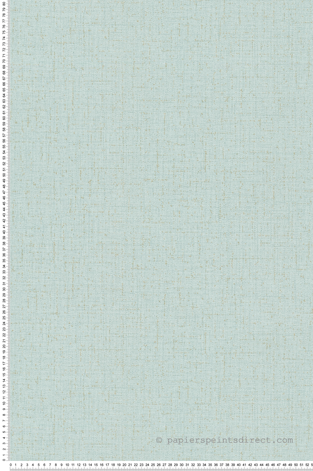 Papier peint Uni Tissage Métallisé vert d'eau doré - Cosmoliving d'A.S. Création | Réf. AS-790672