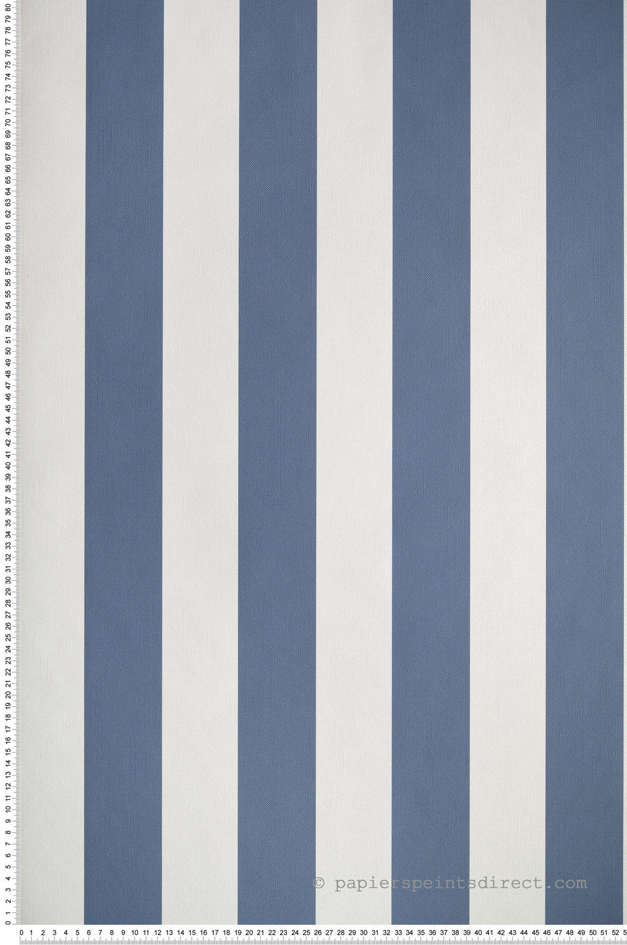 Papier peint Petite Rayure Baltic bleu marine - Les Rayures de Casadéco | Réf. RAYS29256520