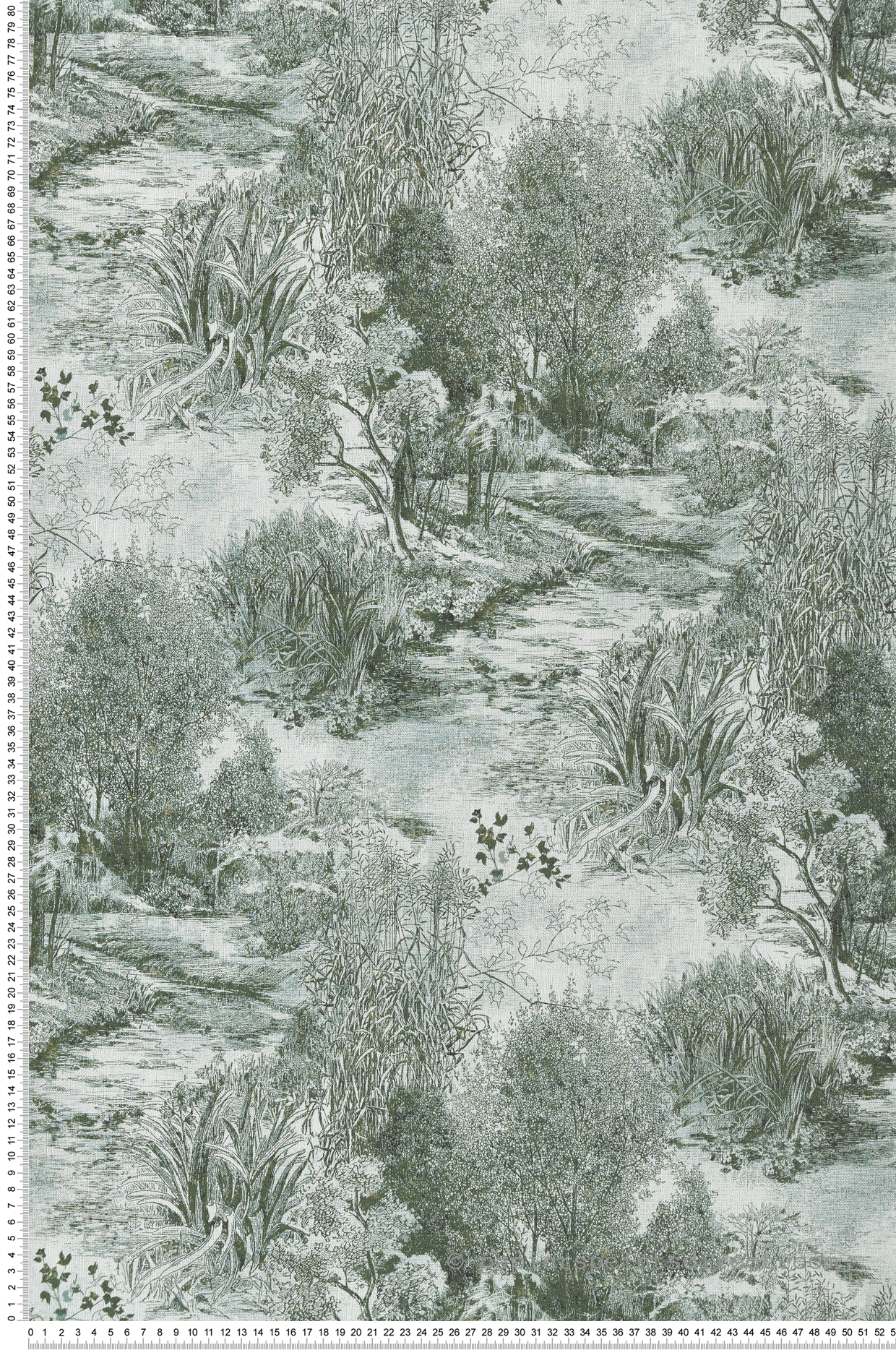 Papier peint Toile Forêt Paysage vert - Les Essentiels de Lutèce | Réf. LTC-51211704