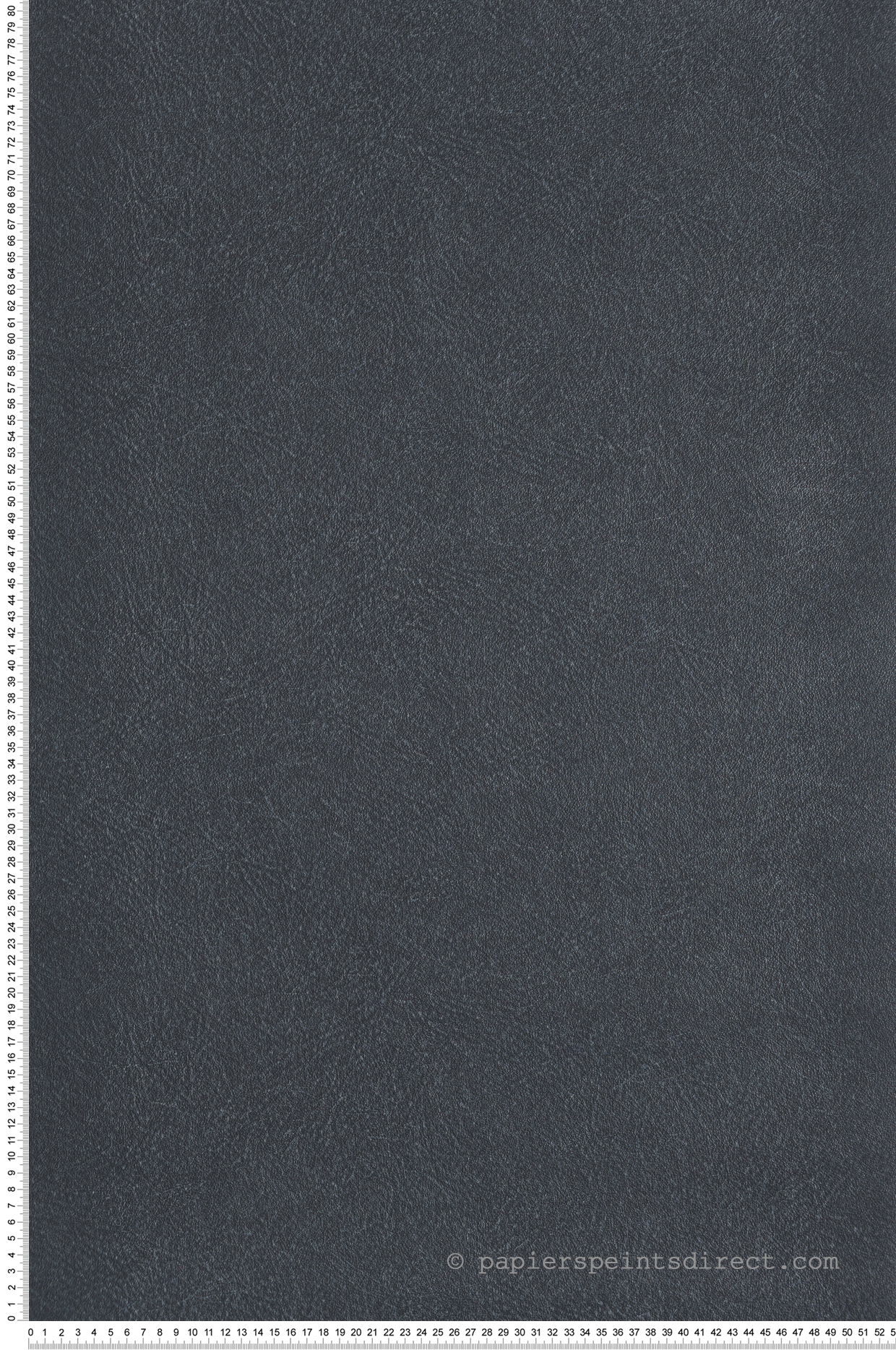 Papier peint Faux Uni Cuir bleu pétrole - Maori de Montecolino | Réf. MC-TA25027