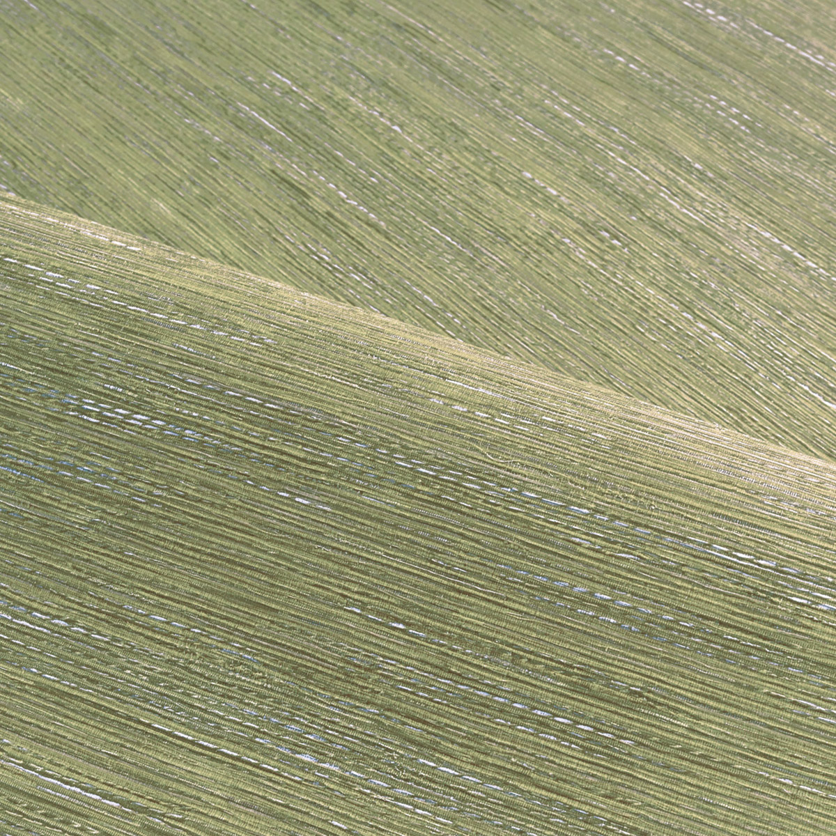 Papier peint Faux Uni Tissage Tatami vert lichen - Le Jacquard de Casamance | Réf. CAS-C75345100