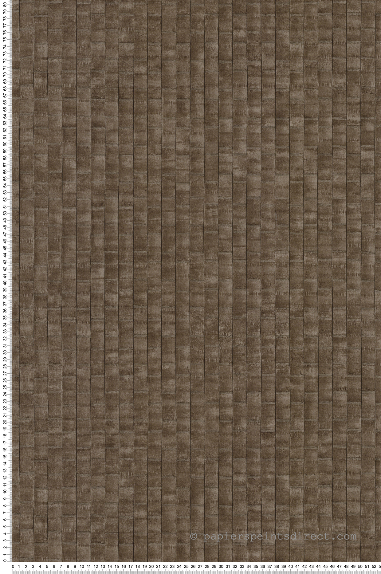 Papier peint Bambou Reliure marron - Jardin d'Eden de Lutèce | Réf. LTC-51251018