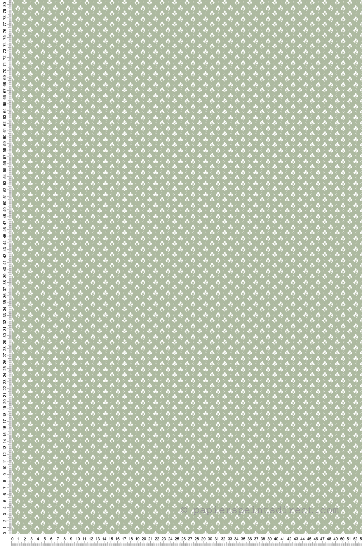 Papier peint Mini Feuille Charme vert amande - My Little Cottage de Montecolino | Réf. MC-M12361