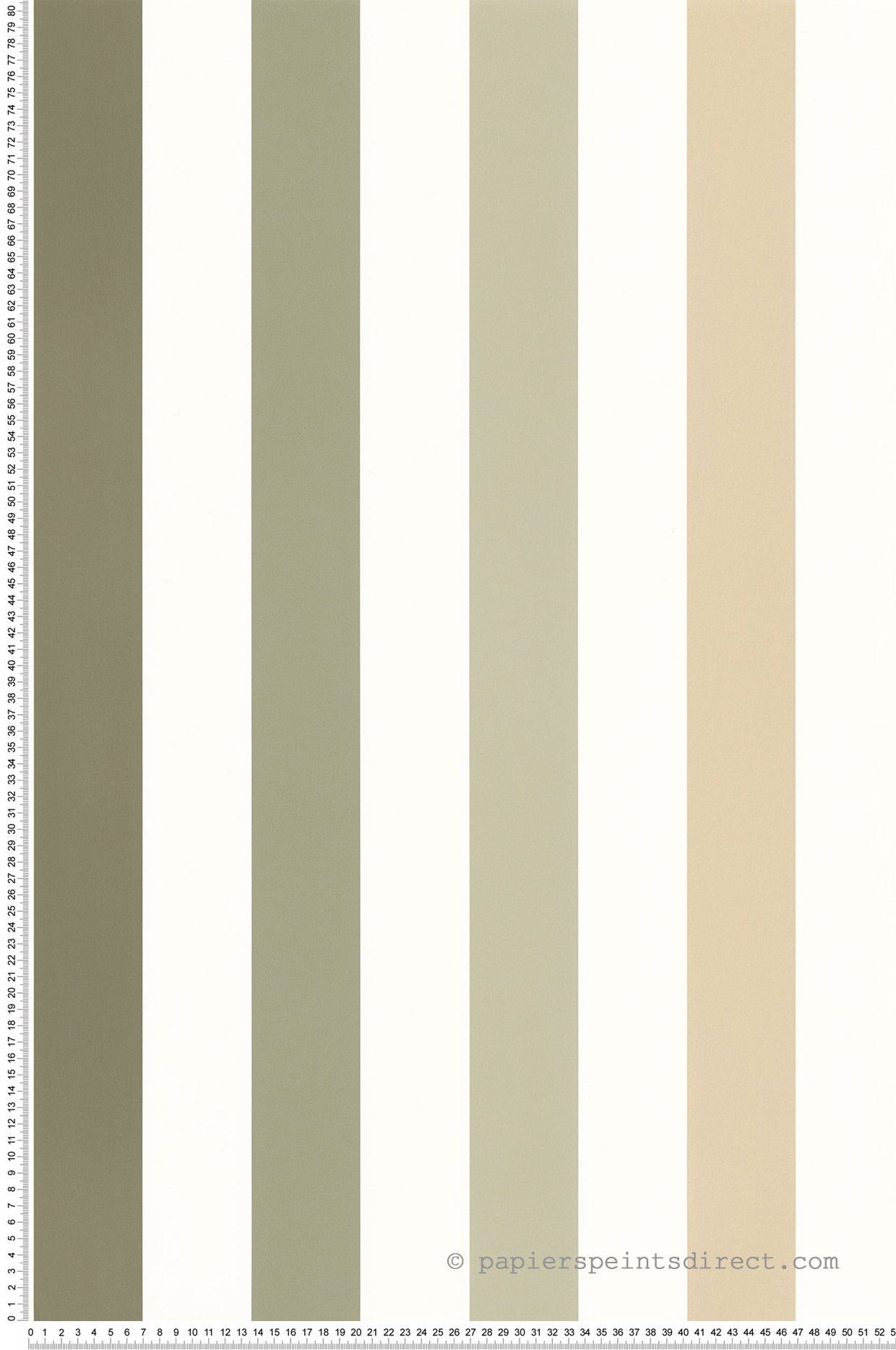 Papier peint Rayure Se Cacher vert - Autour du Monde de Casélio | Réf. ADM103587370