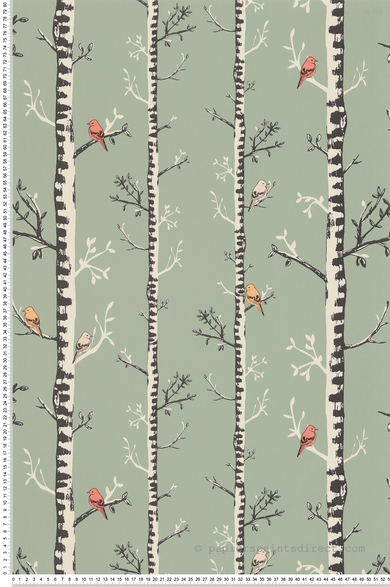 Papier peint Arbre Escalader vert - Autour du Monde de Casélio | Réf. ADM103567270