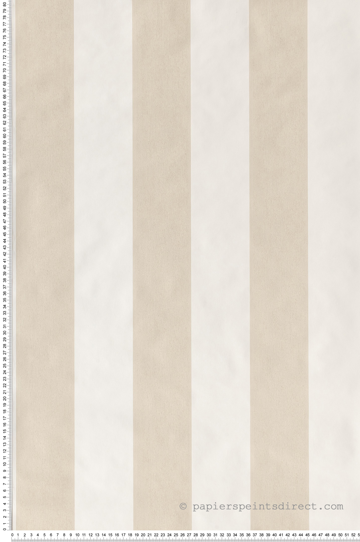 Papier Peint Rayures texturées beiges - Jeux de rayures 2 de Lutèce  | Réf. LTC-G67579