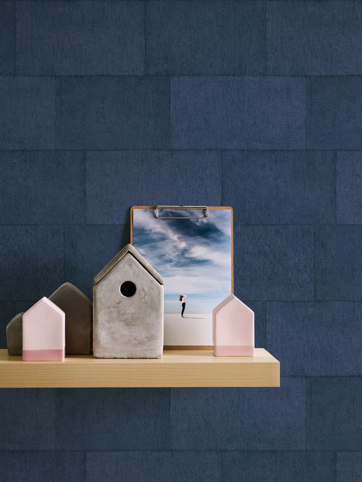 Papier peint Mur de Pierre Grattée marine - Titanium 3 d'AS Création | Réf. SP15617