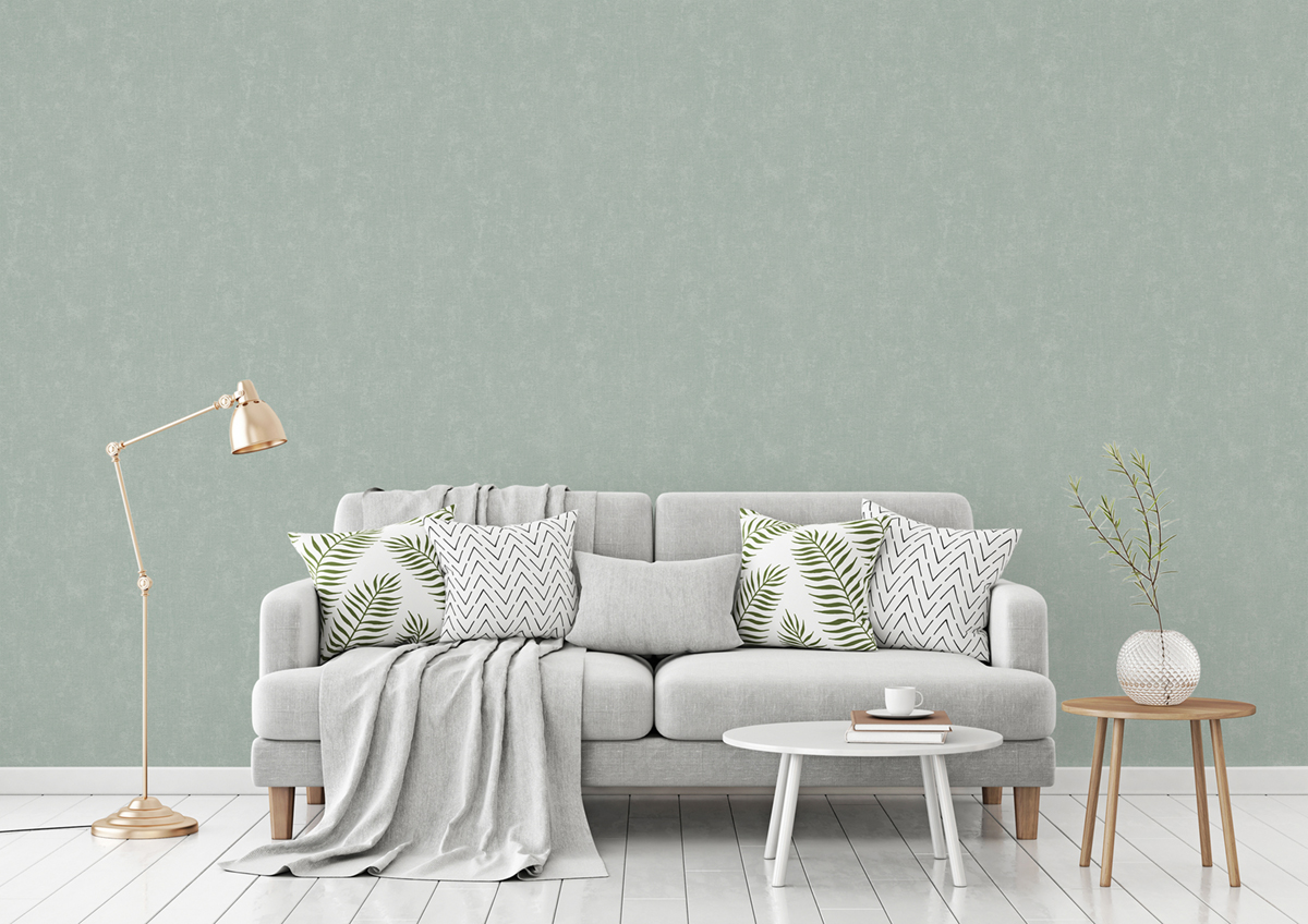 Papier peint Uni Léger vert de gris - Casual Living d'A.S. Création AMB2| Réf. AS-393394