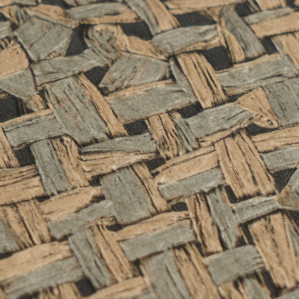 Papier peint Paille Tressée gris taupe - Vibes & Styles d'A.S. Création AMB5| Réf. AS-791124