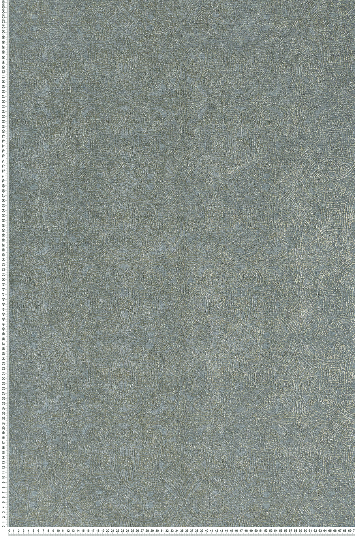 Papier peint Ethnique oriental Jali vert d'eau - Mansour de Casamance | Réf. CAS-74420234