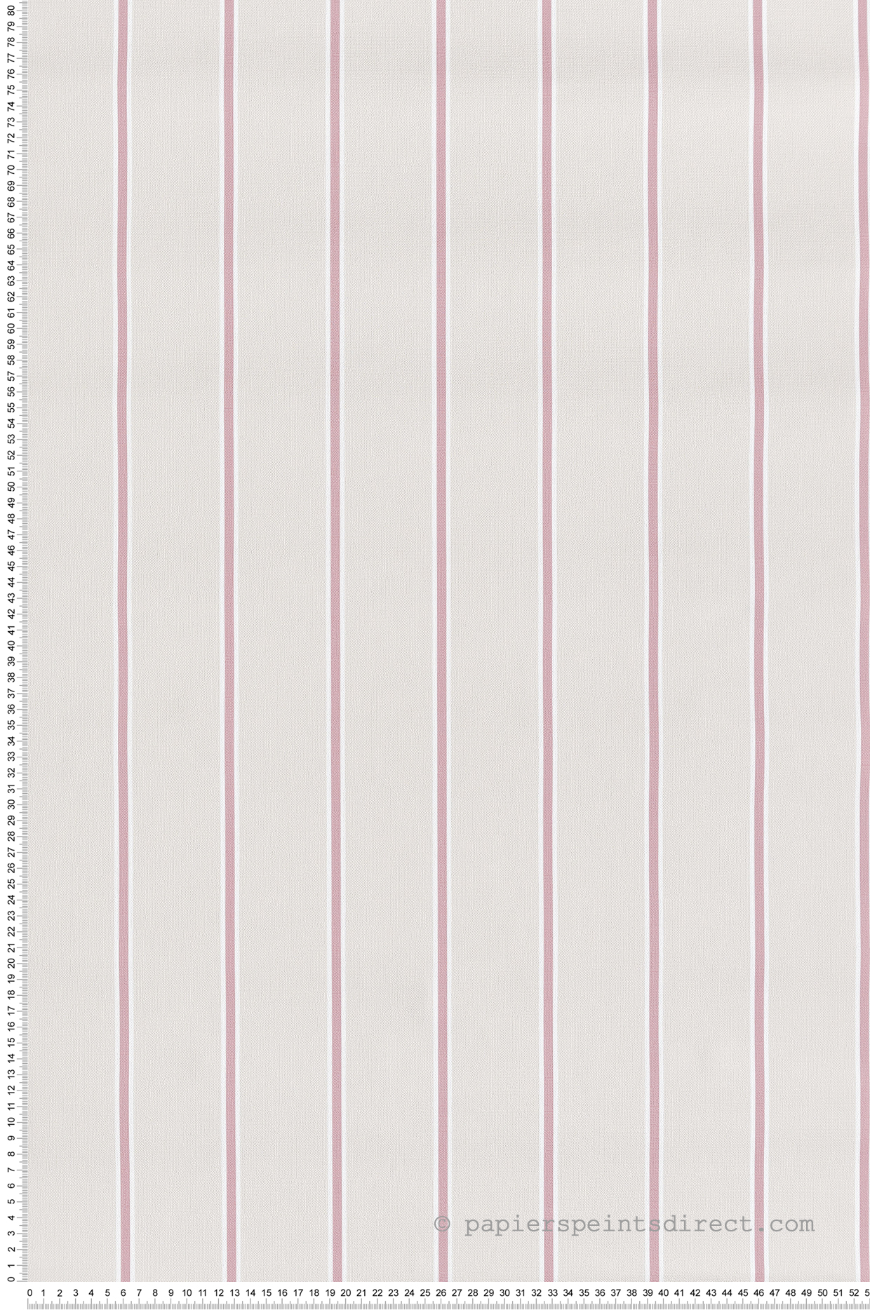 Papier peint Rayure Matelas rose beige - Garden Party 2 de Montecolino | Réf. MC-8381