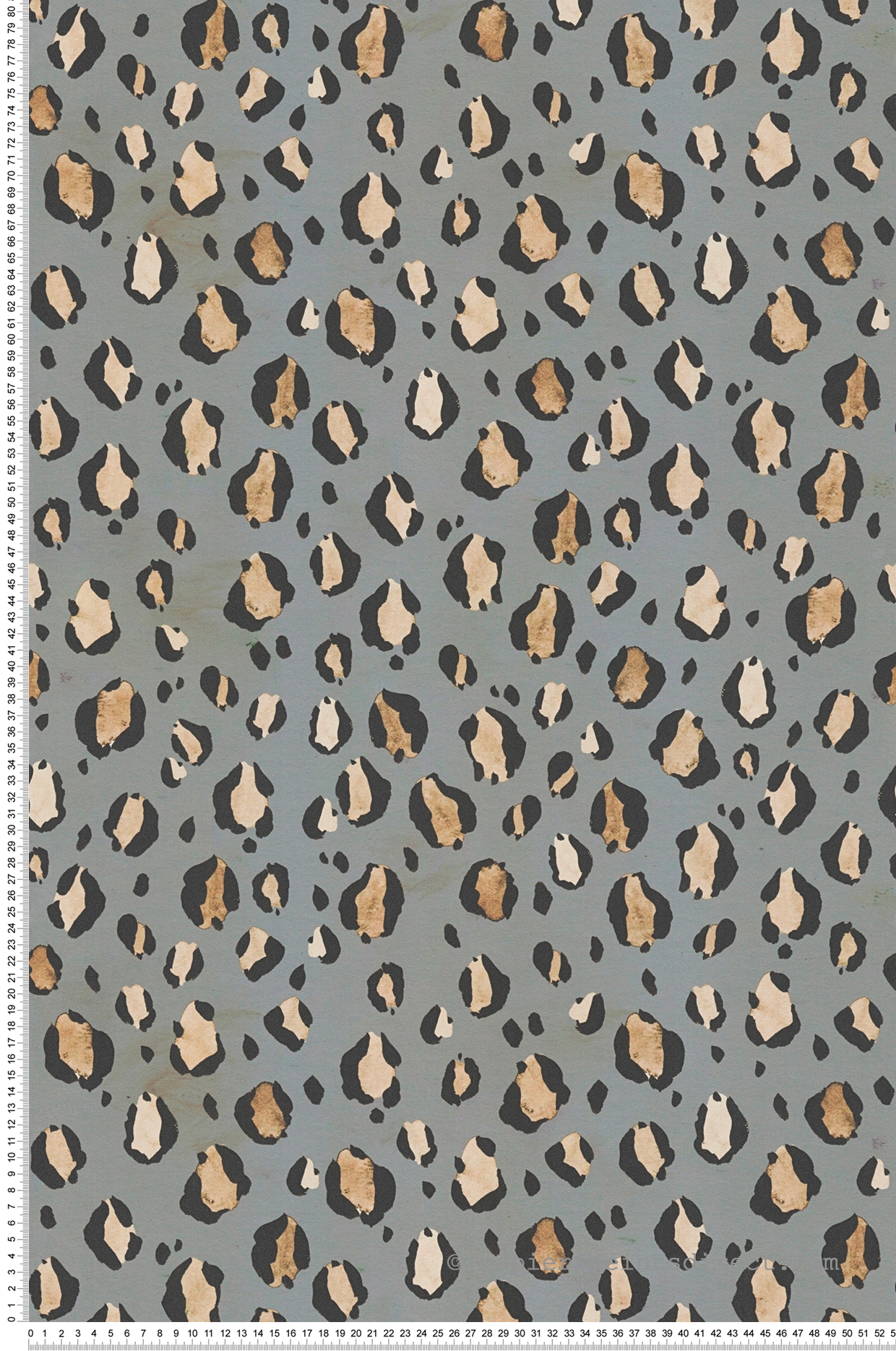 Papier peint Léopard Imprimé gris - Anna D'Andrea d'A.S. Création | Réf. AS-782162