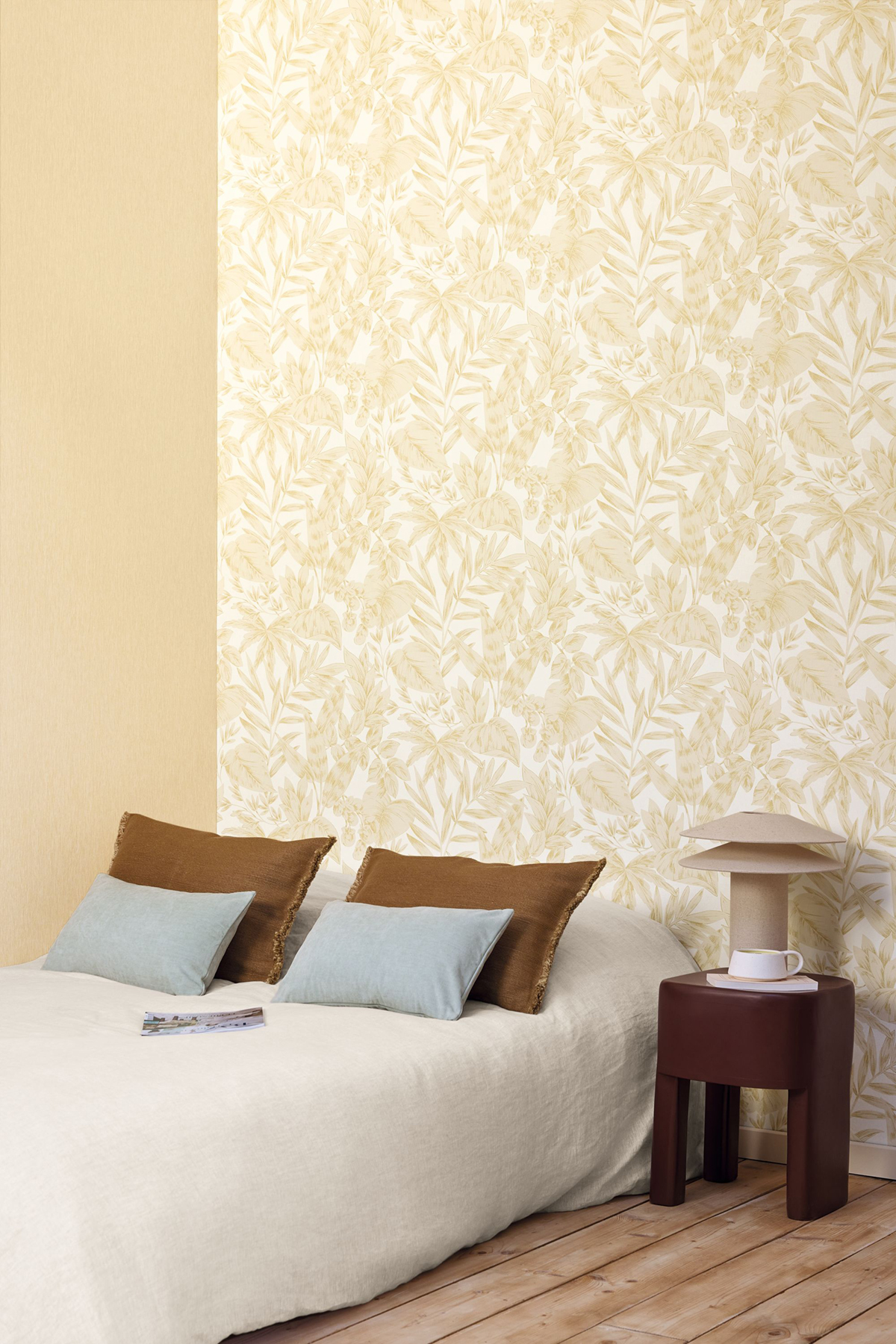 Papier peint Feuille Jungle Kalea beige - Elea de Casélio | Réf. ELEA107361010