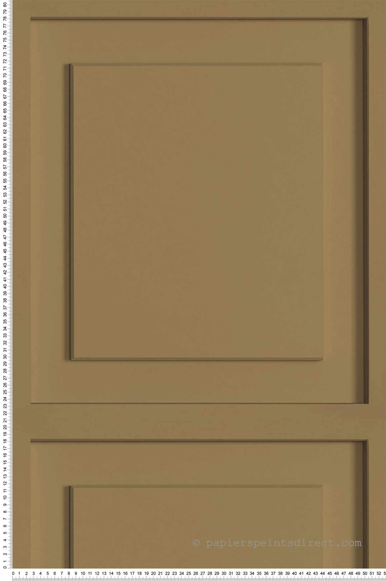 Papier peint Moulure Moderne marron - Moulures & Co de Casadéco | Réf. MOCO201372432