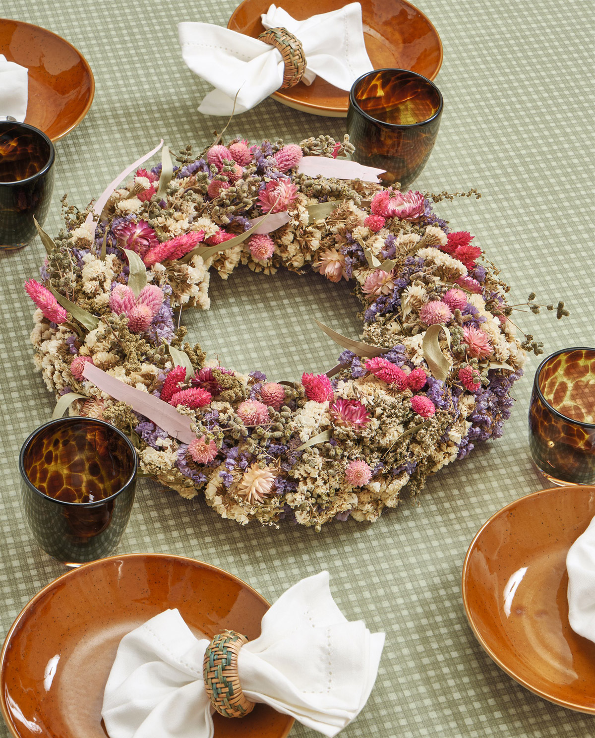 Papier peint Vichy Délicat Jude vert amande - Carnaby Street de Casadéco AMB2 | Réf. CARN200552090