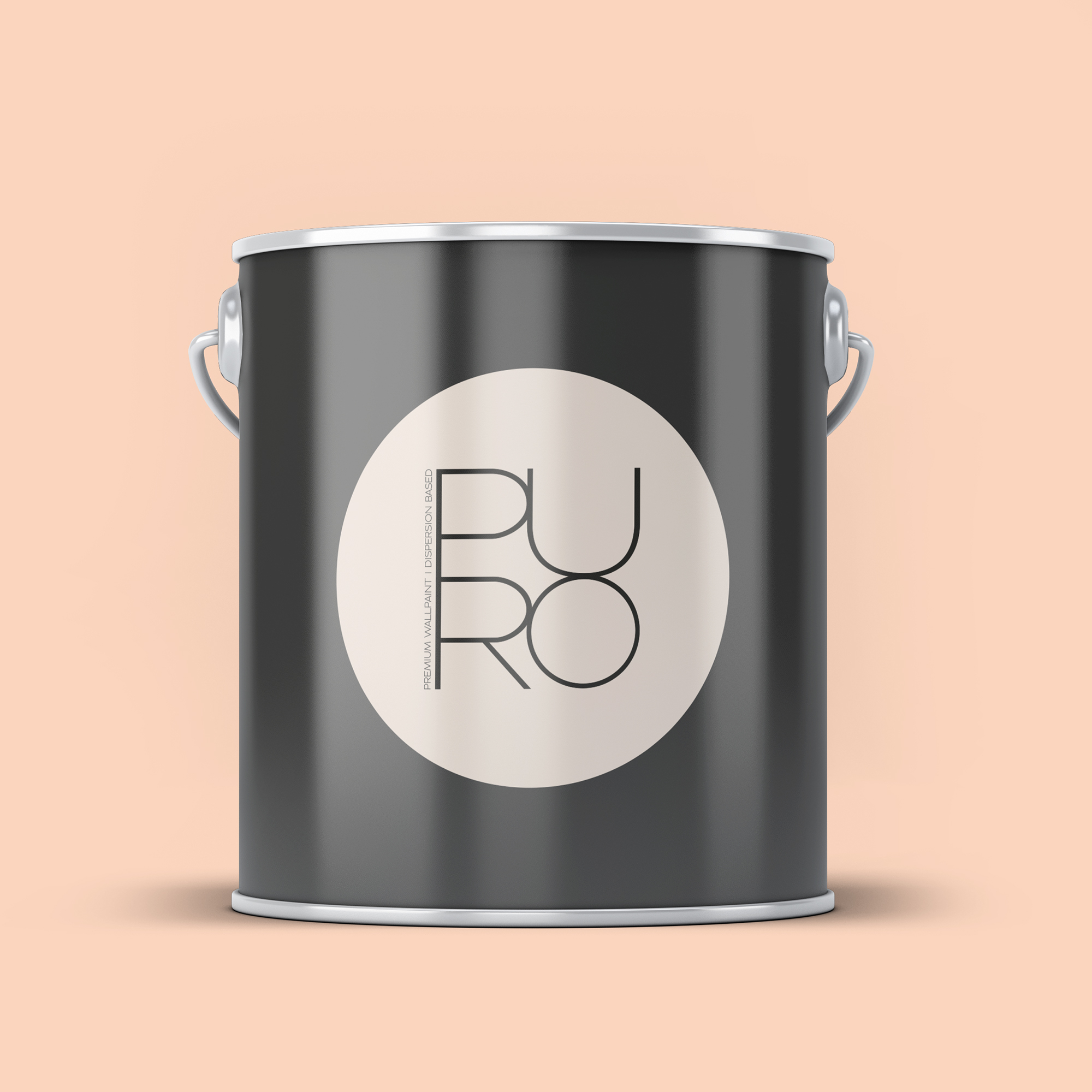 Image d'un pot de 5 litres de peinture Puro rose diverse apricot - c9011