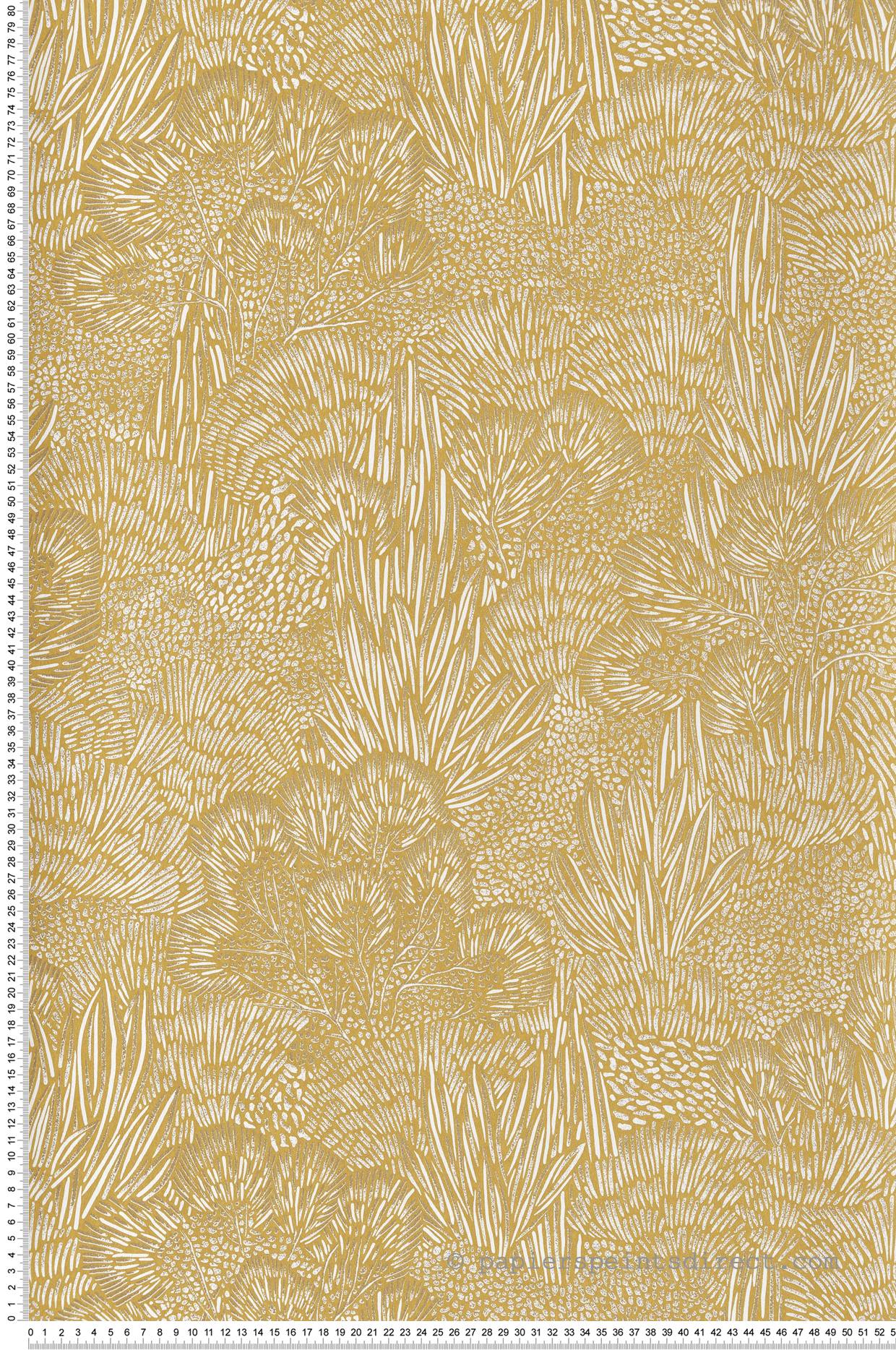 Papier peint Forêt Abstrait jaune doré - Merida de Montecolino | Réf. MC-BA26061