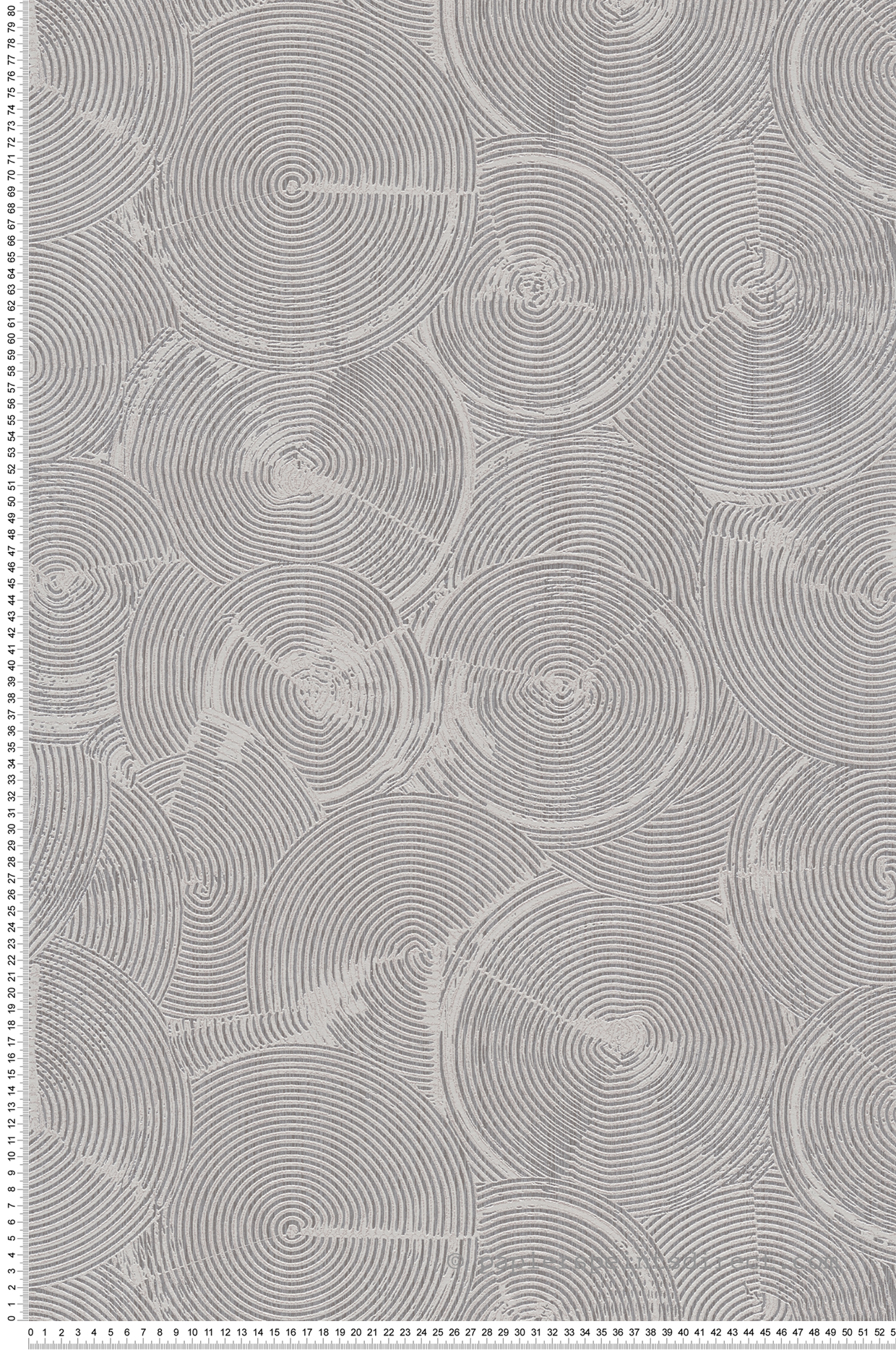 Papier peint Géométrique Cercle gris argent - Metropolitan Stories 2 d'AS Création | Réf. SP15532