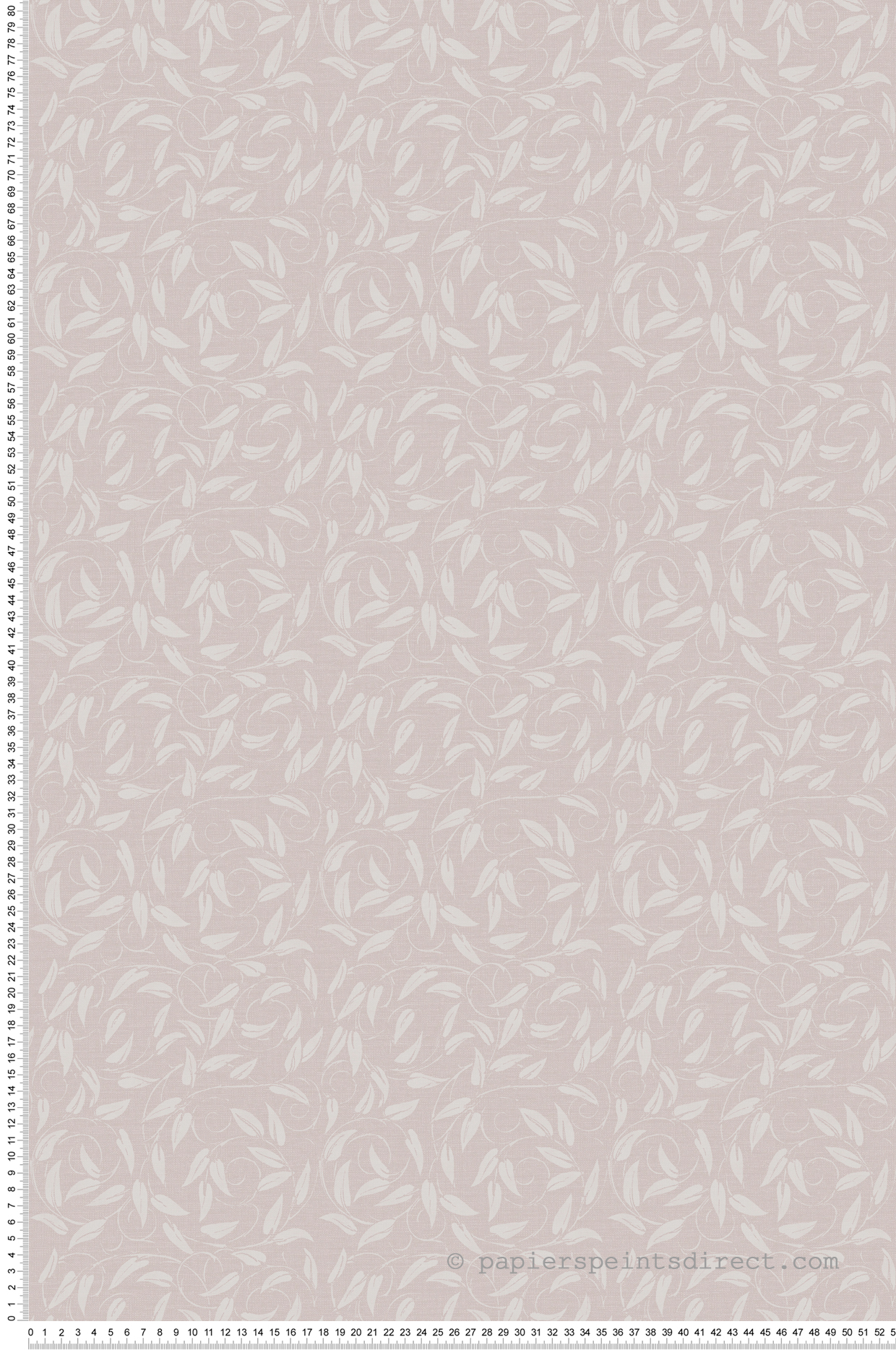 Papier peint Guirlande Feuille Liberty vieux rose - The Wall Llewelyn-Bowen de Lutèce | Réf. LTC-LB25161