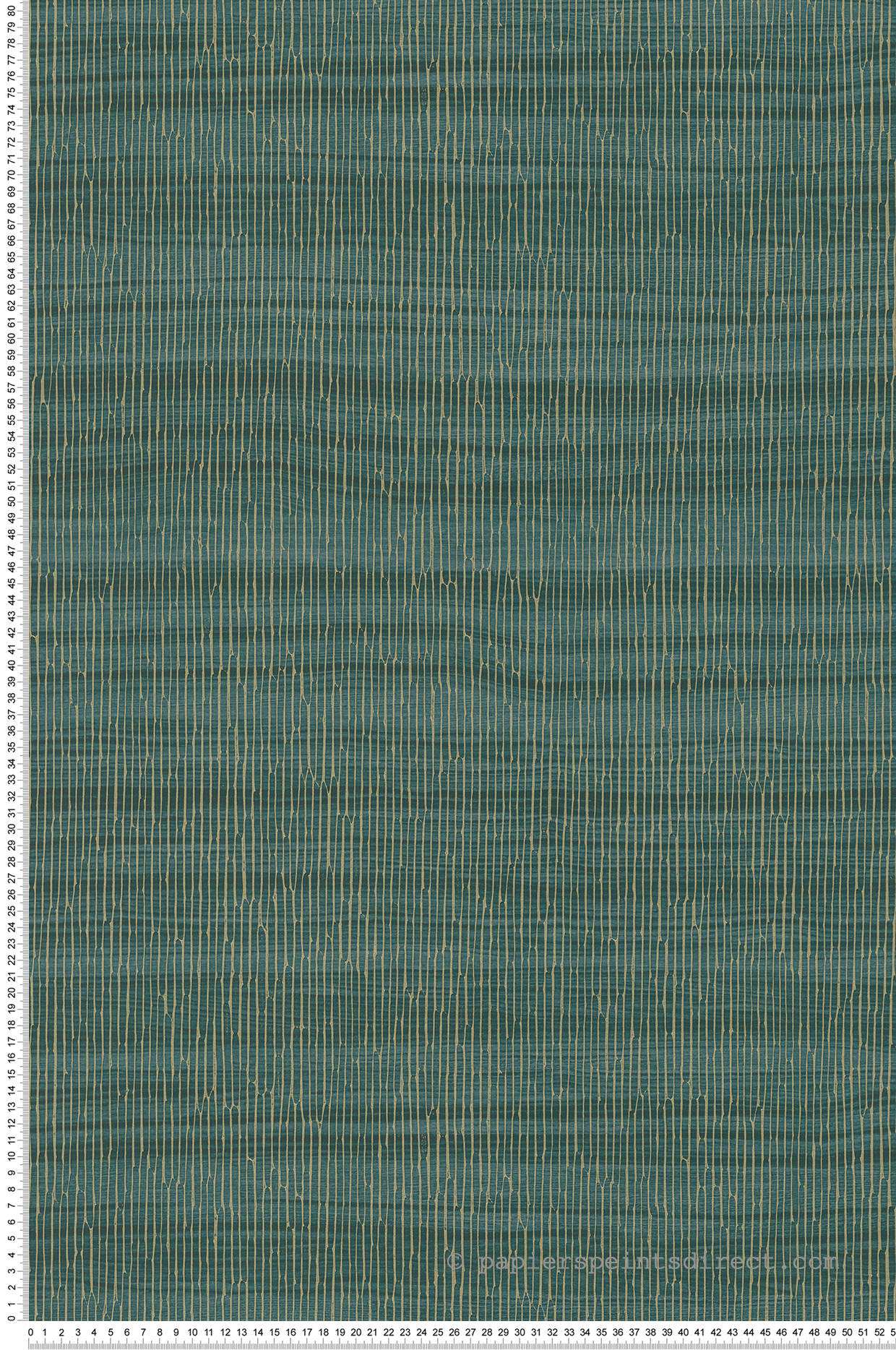 Papier peint Faux Uni Végétal vert foncé doré - Santal de Montecolino | Réf. MC-CU1007