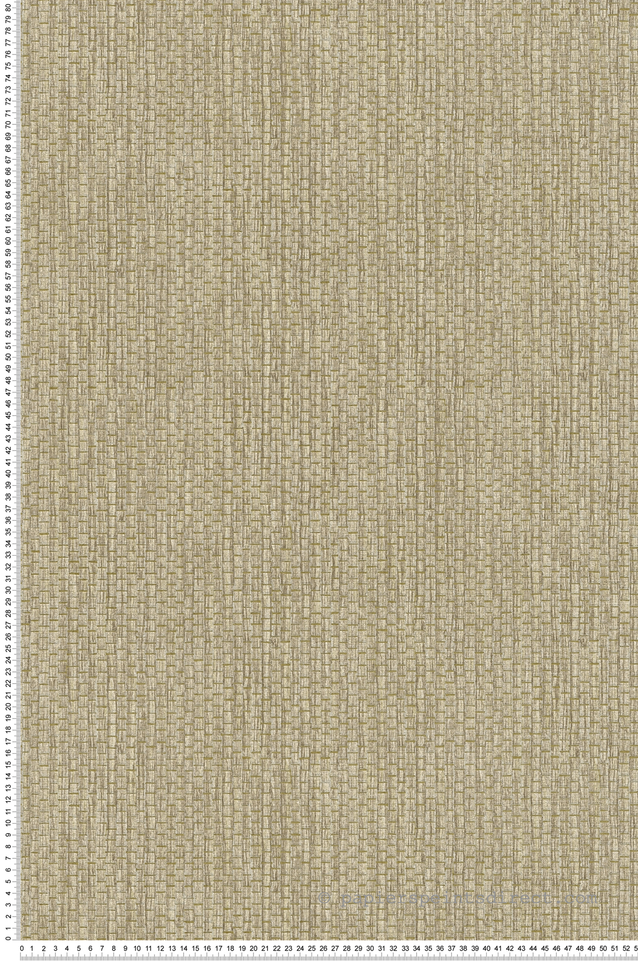 Papier peint Tissage Natté gris, vert et or - Hygge d'A.S. Création | Réf. SP15748