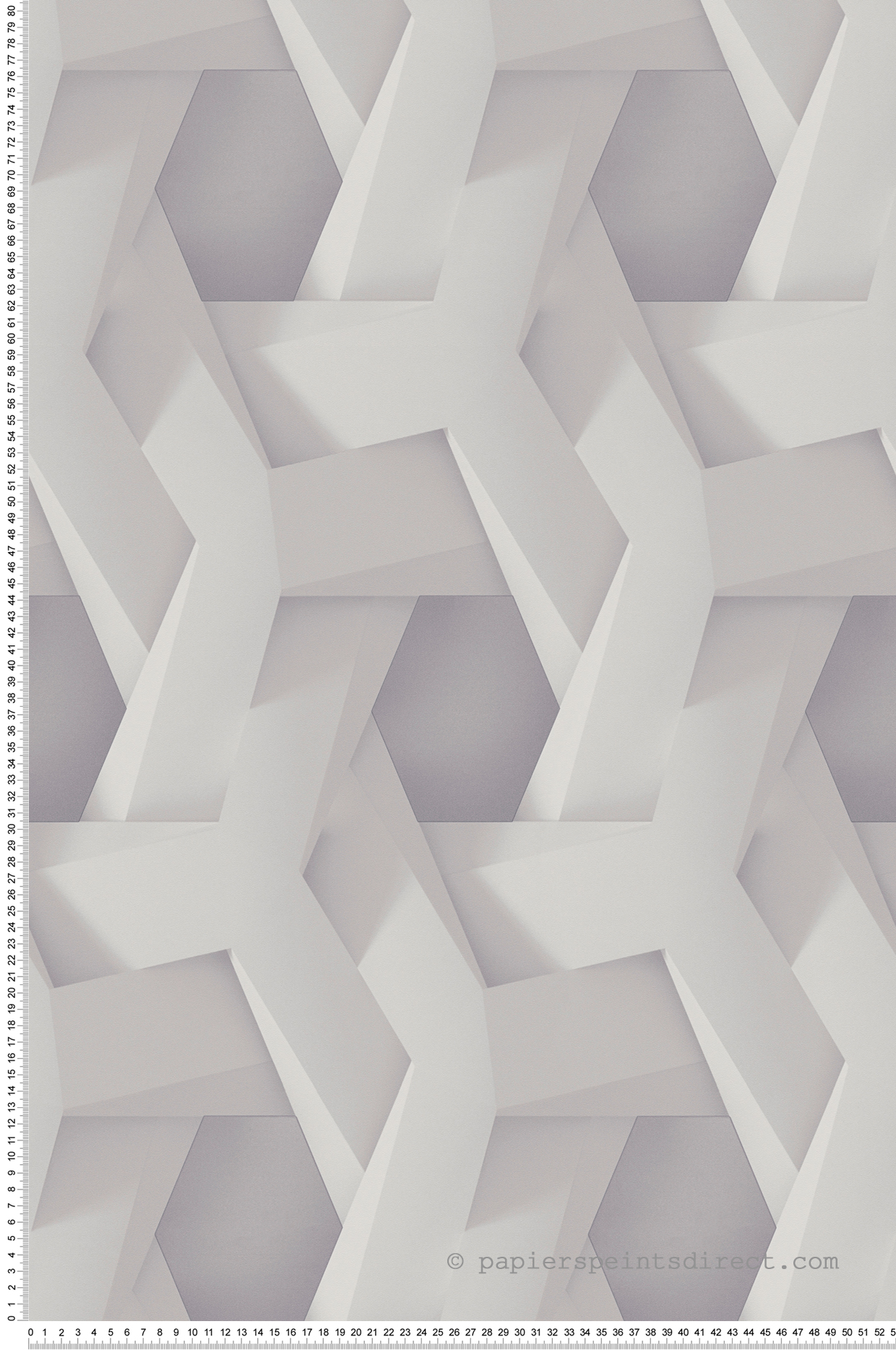 Papier peint Trompe l'Oeil Illusion gris clair - Pintwalls d'A.S. Création | Réf. AS-387211