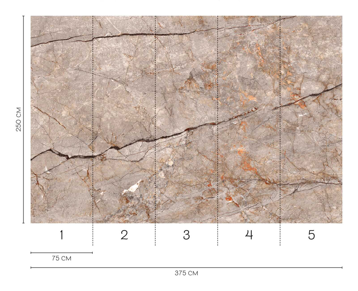 Papier peint panoramique Bloc de Pierre - Wall Love d'A.S. Création REGLE | Réf. DD129586