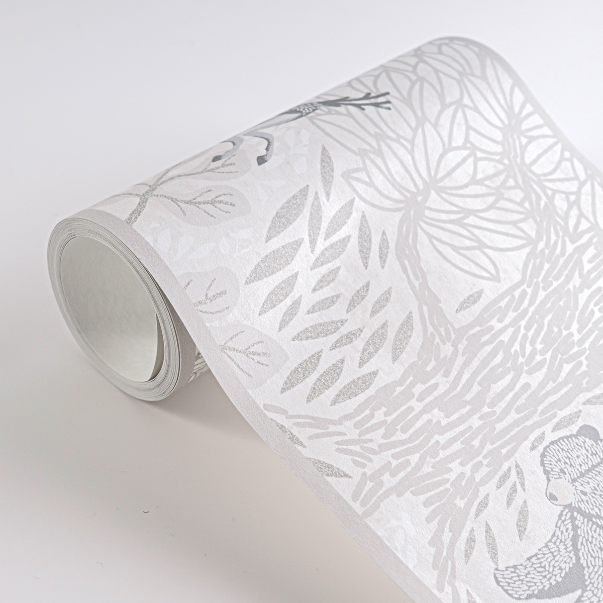 Frise enfant Nature Sauvage grège - Lilly & Luis d'A.S. Création AMB7 | Réf. AS-771752