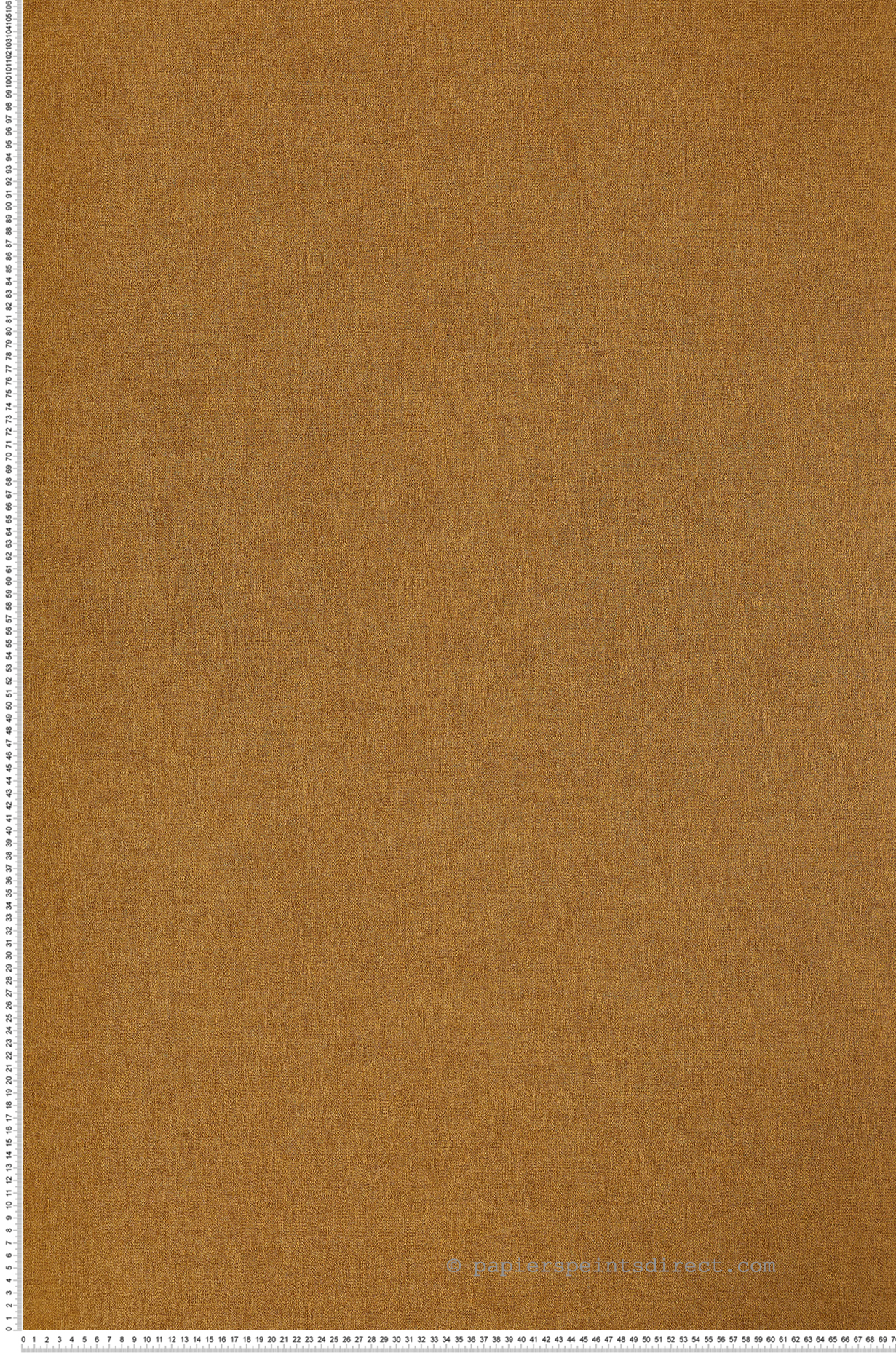 Papier peint Faux Uni Rhodium ocre - Alliages de Casamance | Réf. CAS-75020814