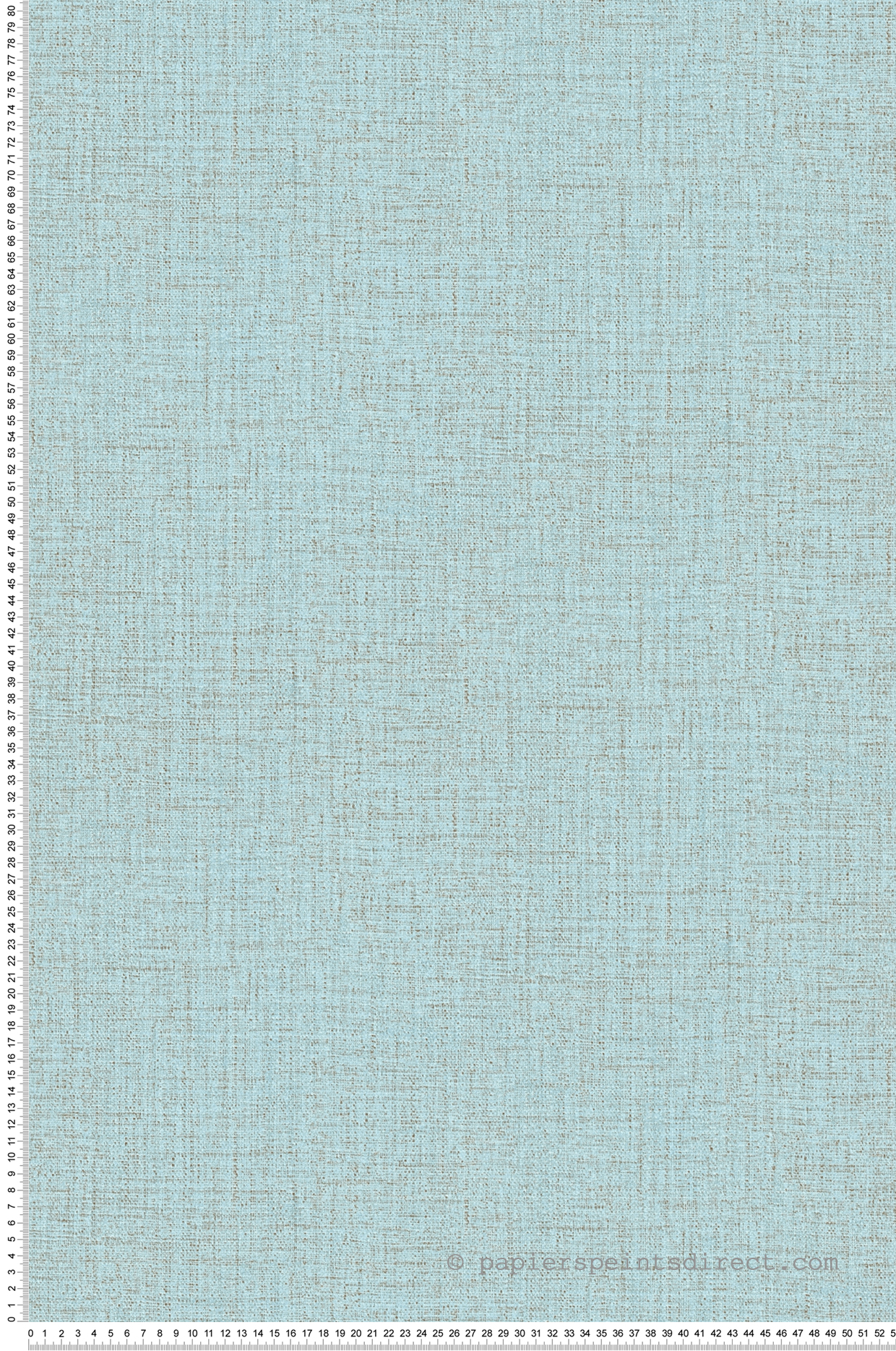 Papier peint Faux Uni Effet Jute bleu ciel - Desert Lodge de Livingwalls | Réf. 38528-9