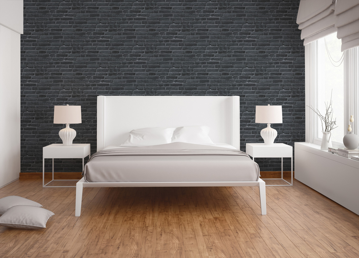 Papier peint Briques gris anthracite - Elements 2 d'A.S. Création AMB2 | Réf. AS-942833