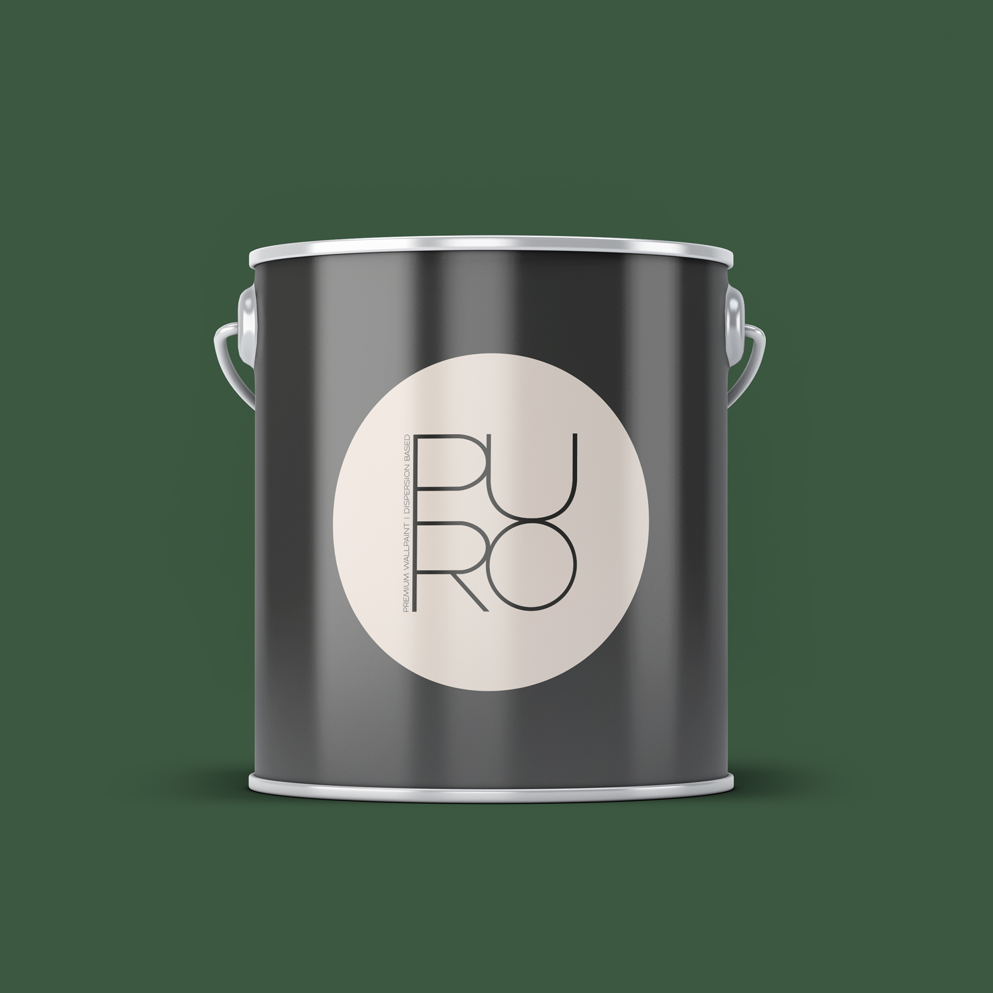 Image d'un pot de 2,5 litres de peinture Puro vert sage green - c5005