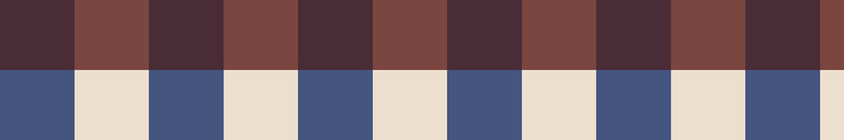 Galon Vichy Carreau Charmante bleu bordeaux - Galons et Frises de Casadéco AMB4| Réf. GAFR200377817