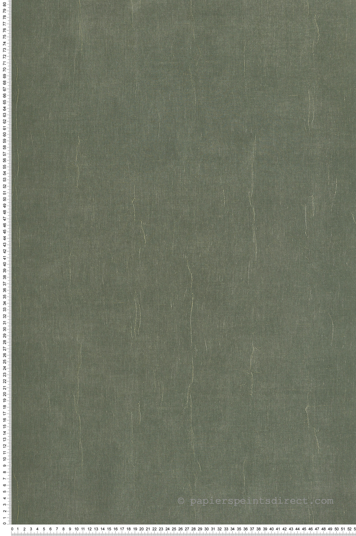 Papier peint Uni Etamine vert kaki doré - Etamine de Casadéco | Réf. ETAM200257808