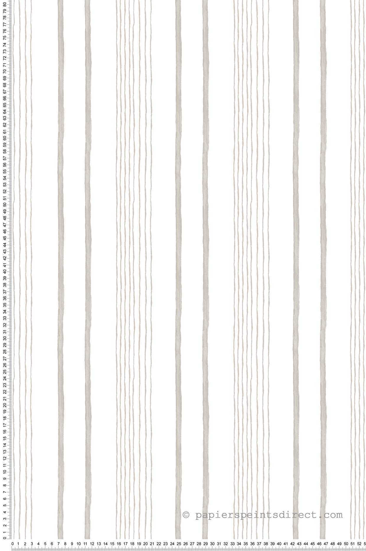 Papier peint Rayure abstraite grège - La belle histoire d'Ugépa | Réf. UGP-M33307