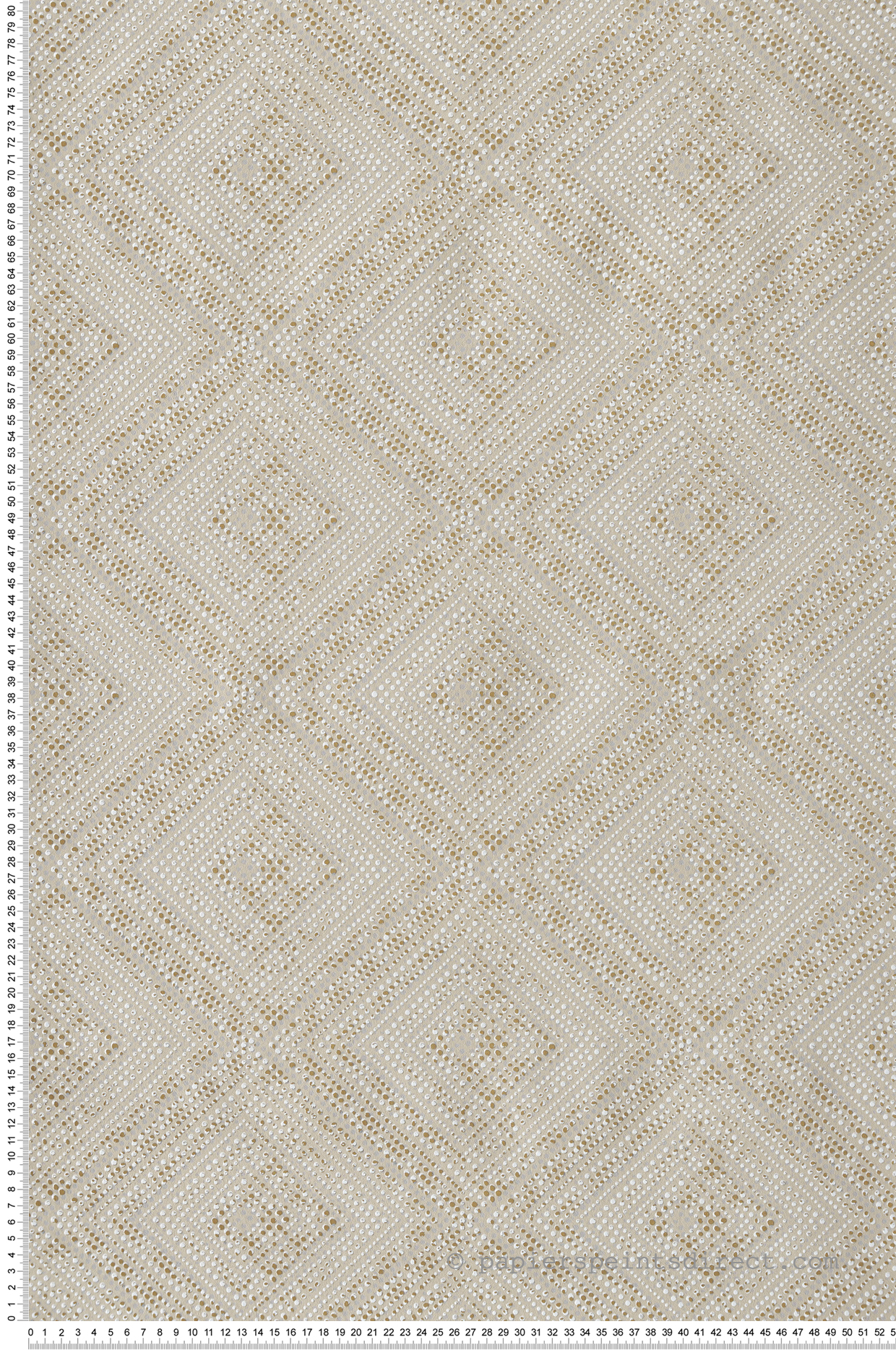 Papier peint Géométrique Dot beige doré - Les Essentiels de Lutèce | Réf. LTC-677950