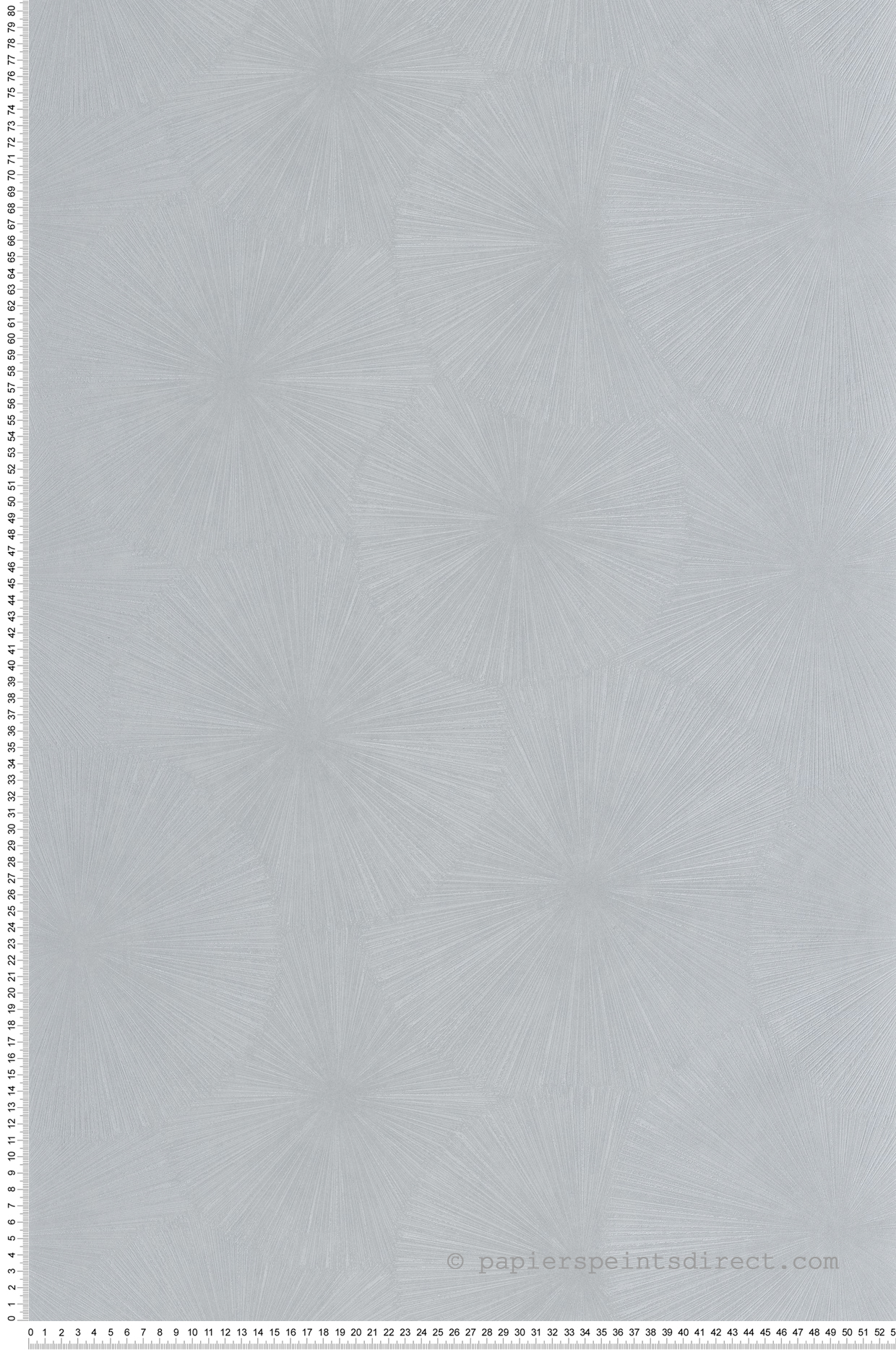 Papier peint Graphique Helios argenté - Solaris de Casadéco | Réf. SOLA201879200