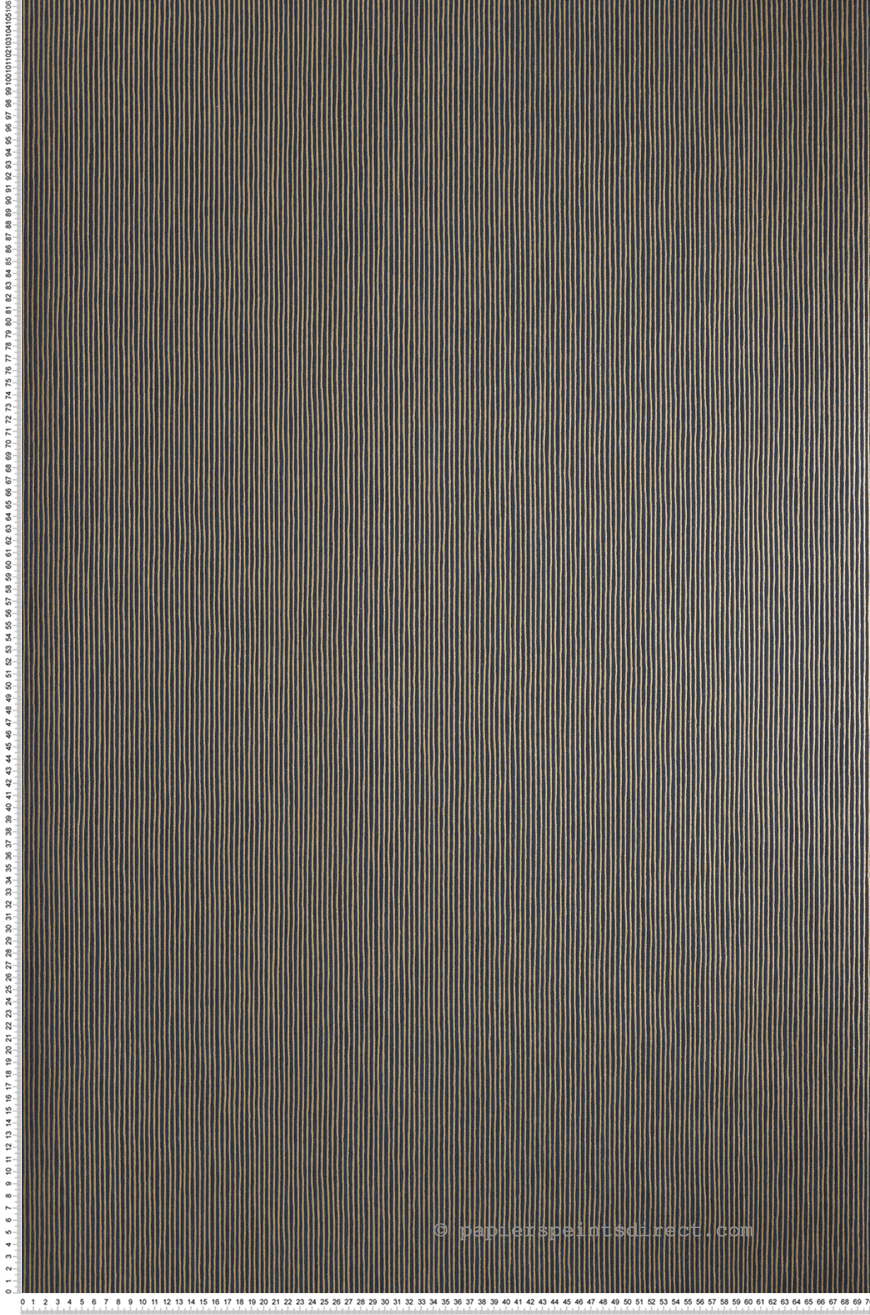 Papier peint Rayure Sulpice marine - Printemps Viennois de Casamance | Réf. CAS-A74203182