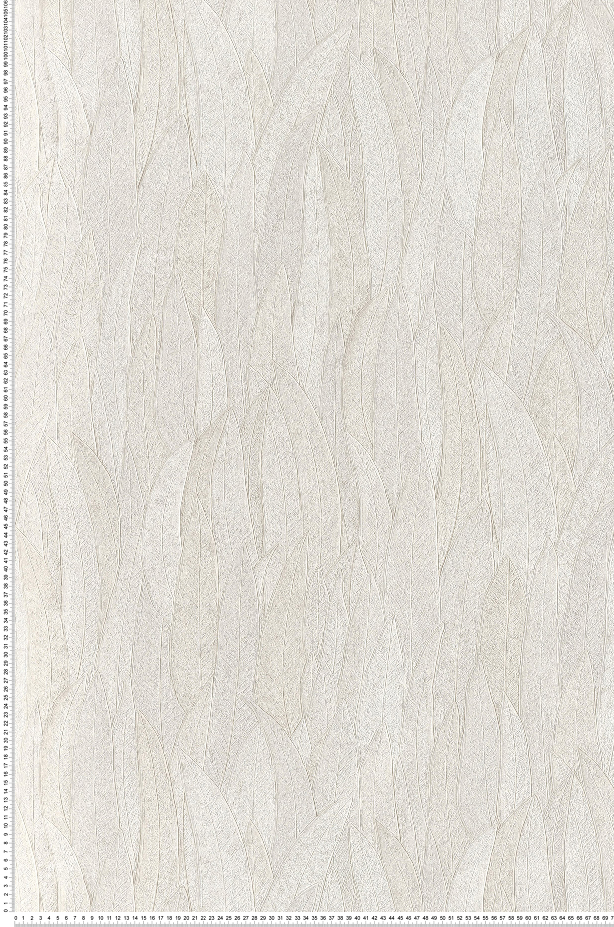Papier peint Feuille Neluwa ivoire - Nature Précieuse de Casamance | Réf. CAS-A75962854