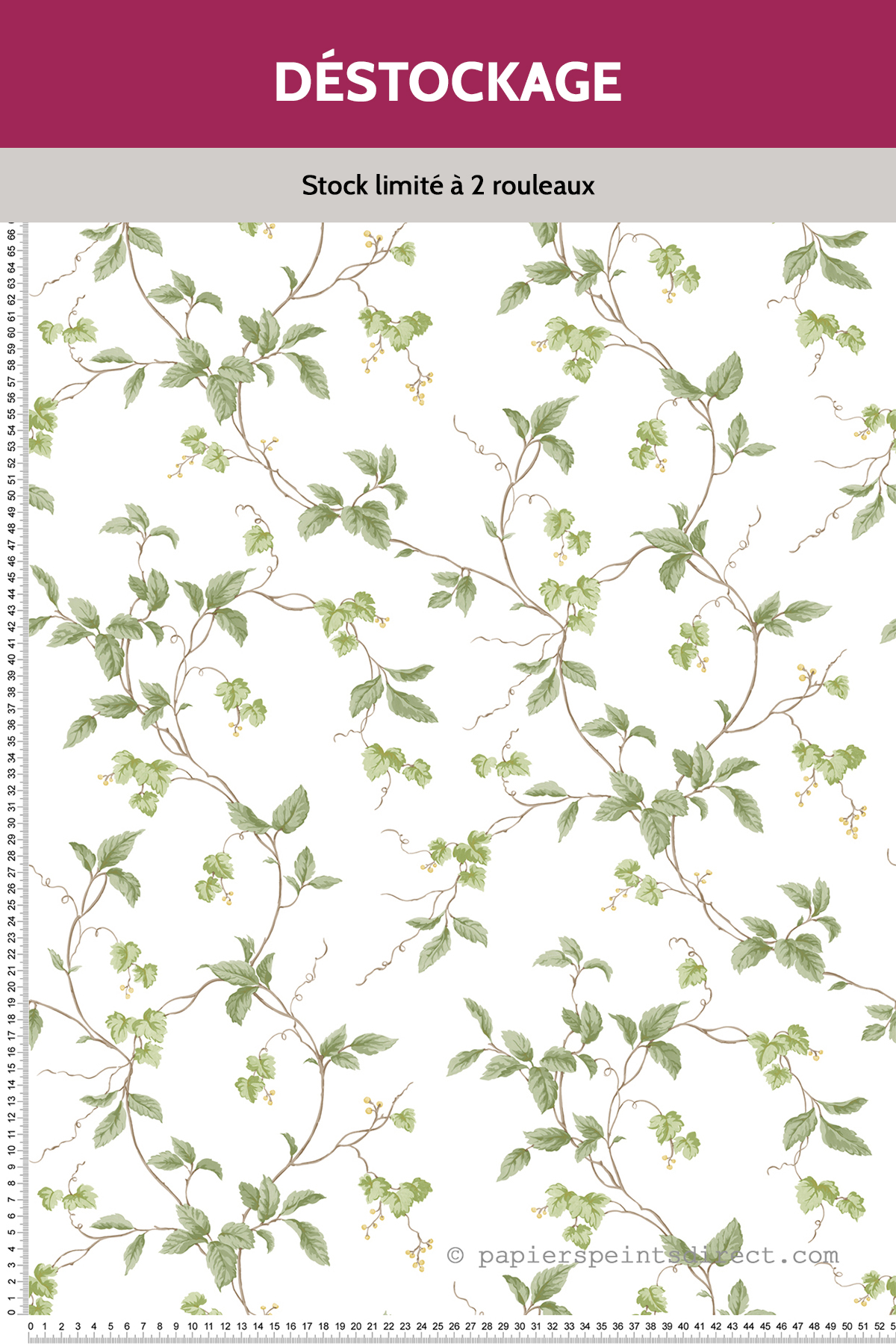 Papier peint Destockage - Branches Jaunes - Nouvelle Cuisine 5