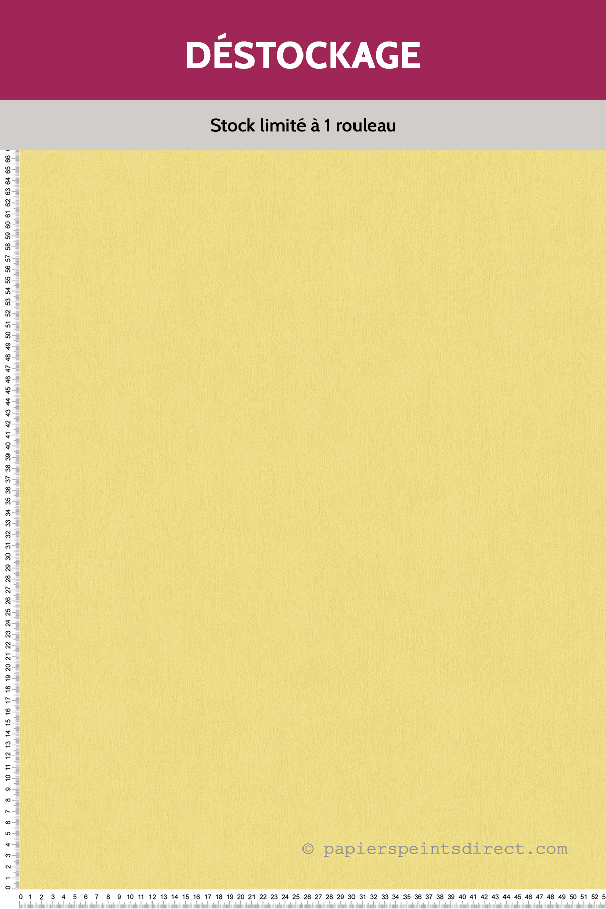 Papier Peint Destockage - Calgary jaune  - Bjorn