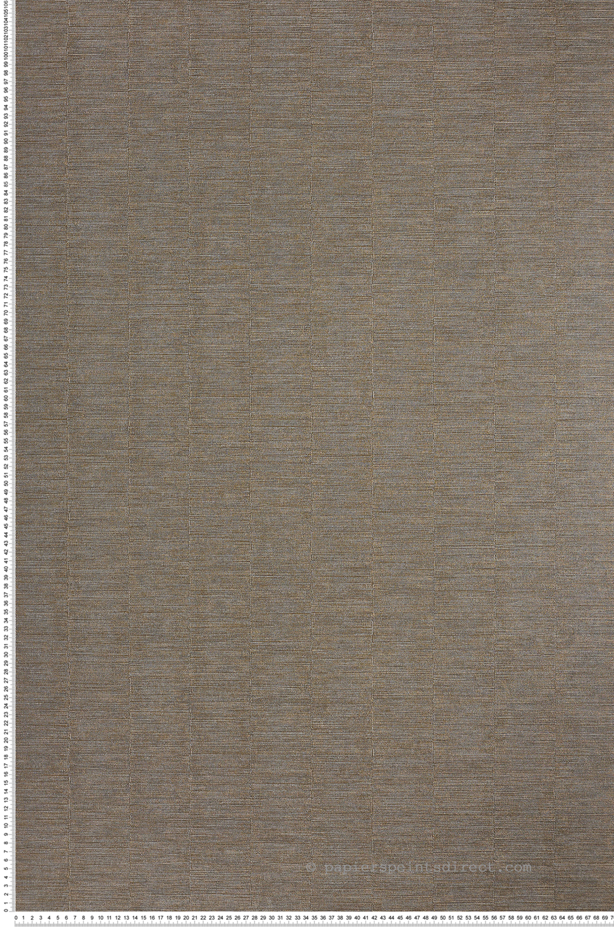 Papier peint Effet Tissu Platinum acier et doré - Alliages de Casamance | Réf. CAS-75072244